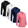 Callaway Ladies 3/4 Sleeve Shadow Stripe Golf Polo 